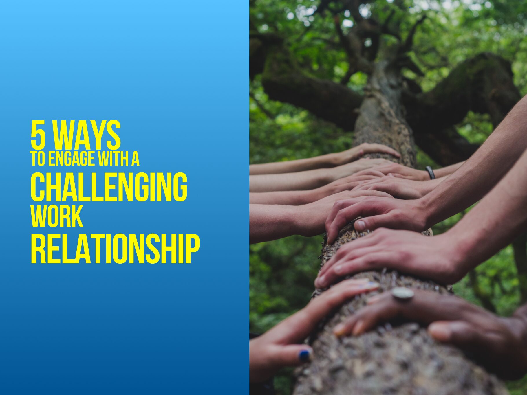 5 Ways To Engage With Challenging Work Relationships